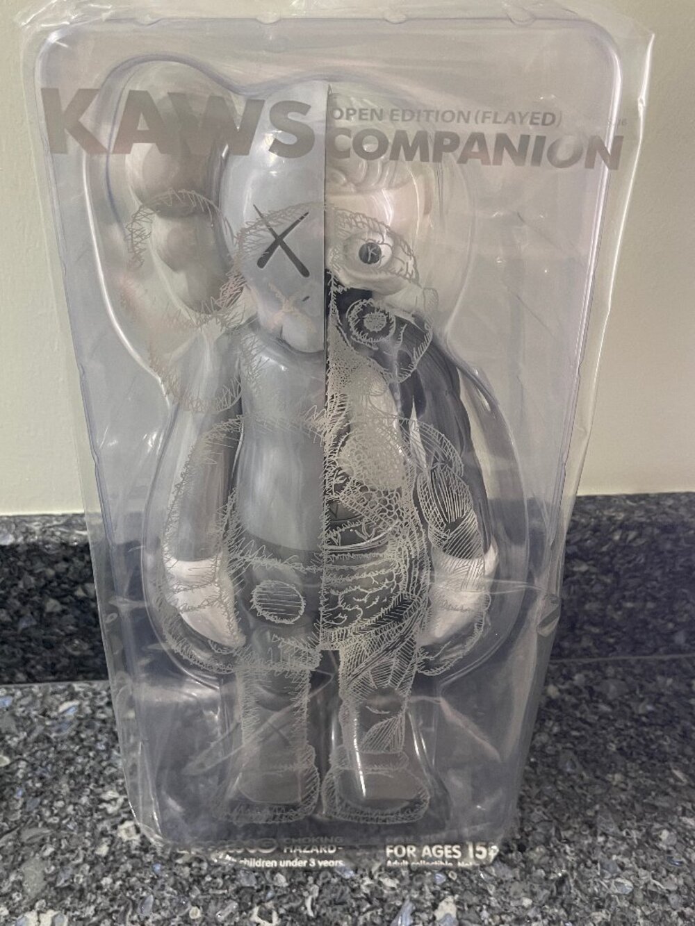 KAWS , Flayed Companion - grey, 2016 Unopened in Original Package Sealed